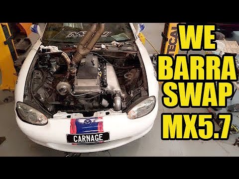 Carnage Episode 41 - MX5.7 Gets Barra Swapped!