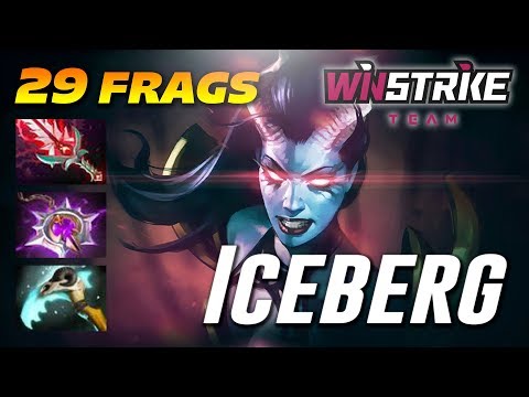 Iceberg Queen of Pain | 29 FRAGS | Dota 2 Pro Gameplay