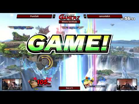 PureSalt(DK) Vs ramonM64(Bowser Jr.) Project Gamerz #1 Winners Semifinals