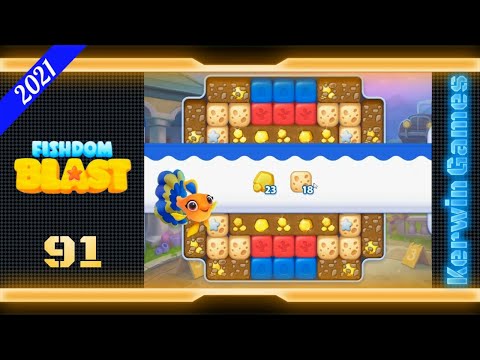 Fishdom Blast Level 91 - No Boosters - 40 moves (2021)