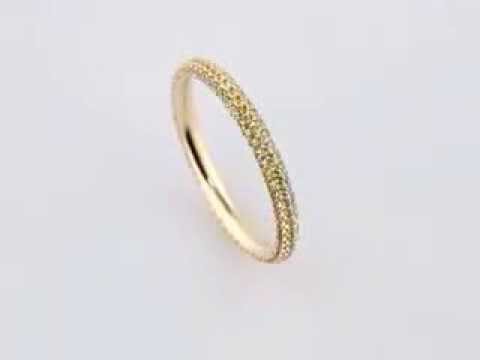 Yellow Sapphire Eternity Ring - 975 Euro
