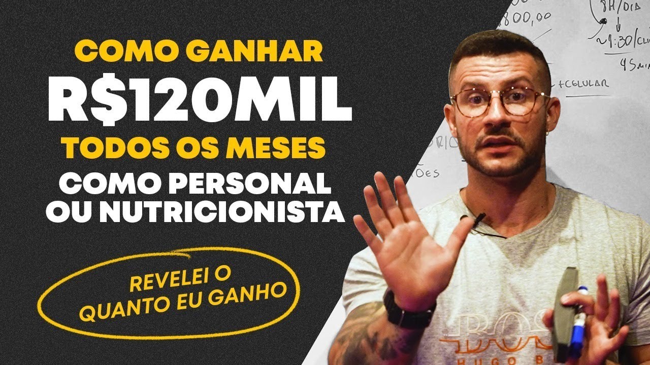 QUANTO PODE GANHAR UM NUTRICIONISTA E UM PERSONAL TRAINER?