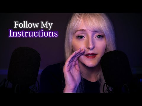 ASMR Follow My Instructions Eyes Closed for Sleep 💤