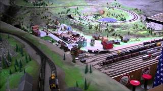 preview picture of video 'Modellbahn Wiehe  &  US Anlage  & LGB Modelbahn'