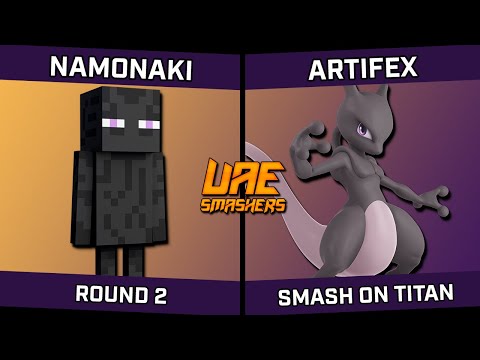 Namonaki (Steve) vs Artifex (Mewtwo) - Smash on Titan #0