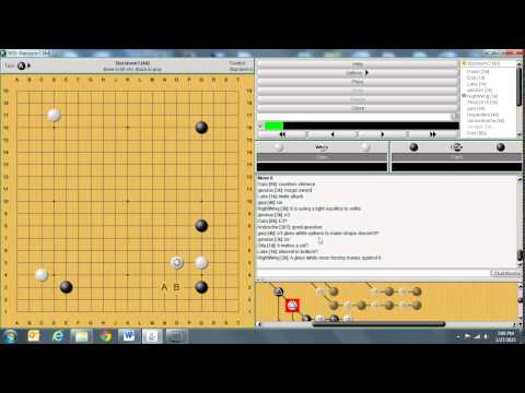 Starstorm3 [AGA 5dan/KGS 4dan] - KGS Go Lecture (Baduk/WeiQi) on "Choosing Joseki - Part 2" (#25)