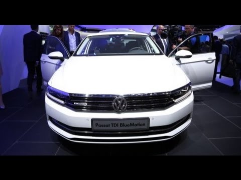 2015 Volkswagen Passat TDI BlueMotion   Exterior and Interior Walkaround   2014 Paris Auto show
