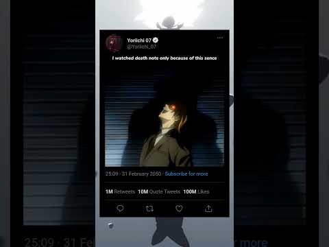 the reason why I watched death note ????????#shorts #anime #trending #edit #video #viral