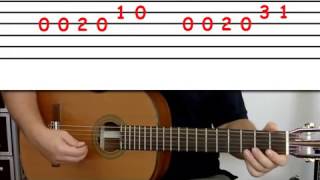 "How to play..." Happy Birthday on Guitar