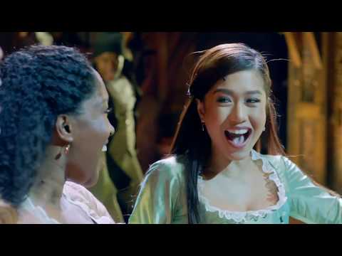RACHELLE ANN GO singing in HAMILTON west end| schuyler sisters