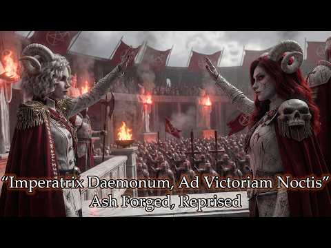 "Imperatrix Daemonum, Ad Victoriam Noctis" - Ash Forged, Reprised (w/ Synced Latin & English Lyrics)