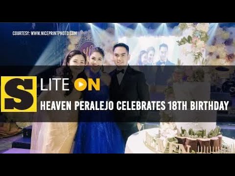 Heaven Peralejo celecrates 18th birthday