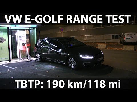 Volkswagen e-Golf 35.8 kWh Bereiktest