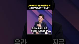 싱가포르에 가면 꼭 둘러볼 곳! 서울대 백진 교수 추천(강추)