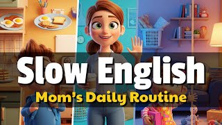 My Daily Routine as a Mom | English Listening Practice (A2 Level)