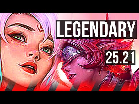 IRELIA vs RIVEN (TOP) | 10 solo kills, Legendary, 16/2/0 | KR Master | 25.21