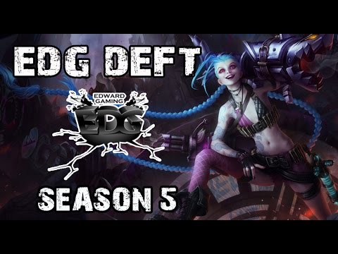 EDG Deft Jinx vs Vayne ADC Ranked Challenger Korea