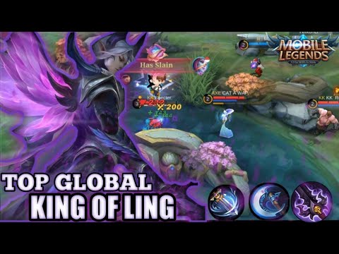 92% Win Rate Build Ling Perfect Play! - Top 1 Global Ling - Mobile Legends