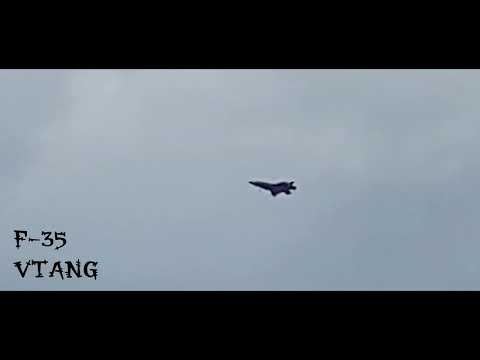 F-35 returning from training