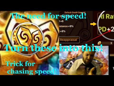Summoners war: Trick i use to chase speed with reapps!