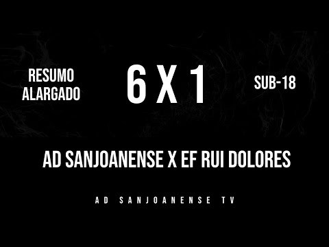 🔴 Highlights ✔ Sub-18 ⚽ AD Sanjoanense x EF Rui Dolores - 13ª Jornada