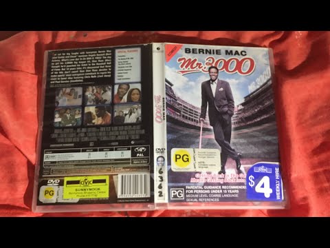 Opening and Closing To "Mr. 3000" (Touchstone Home Entertainment) DVD Australia (2004/2005?)