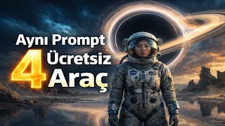Aynı Promptla 4 Ücretsiz Yapay Zeka Video Testi! Hangisi Film Gibi? 🚀