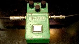 Video thumbnail for Vintage Ibanez Tube Screamer TS808 by shnobel