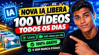 NOVA IA GERA + DE 100 VÍDEOS POR DIA, SEM MARCA D'ÁGUA GRÁTIS E ILIMITADA!