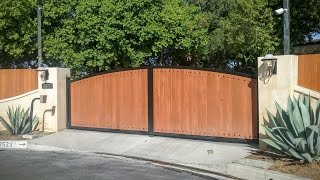 Tuscany Driveway Gate | Mulholland Security Los Angeles 1.800.562.5770