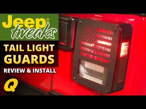 Jeep Tweaks Taillight and Third Brake Light Guards for Jeep CJ & Wrangler