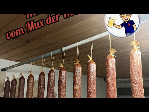 Wurst selber machen (Stroh-Mettwurst)