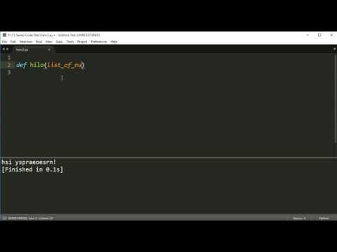 Python Programming Series Functions 3 Multiple Parameters And Return Values