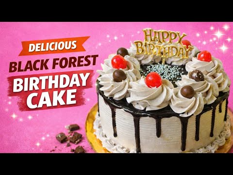 Black forest cake making full video 