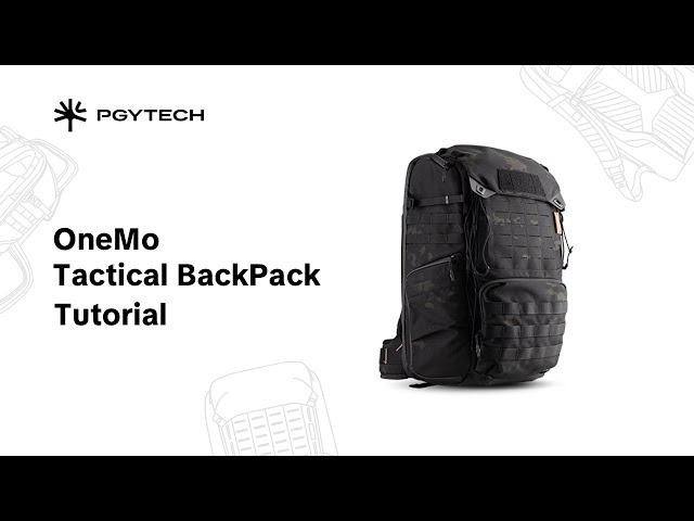 Vidéo PGYTECH ONEMO TACTICAL 35L NOIR CAMO