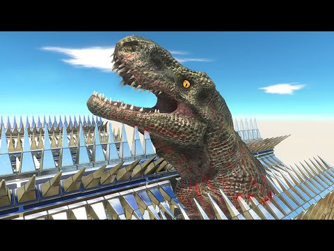 Long Jump Above Grinders - Animal Revolt Battle Simulator