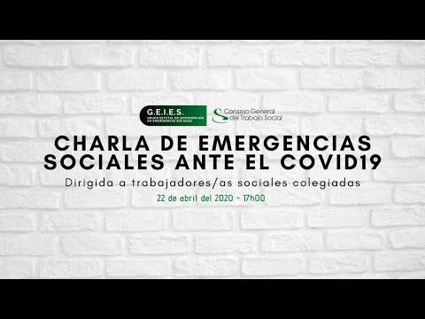 Webinar sobre Emergencias Sociales 2020