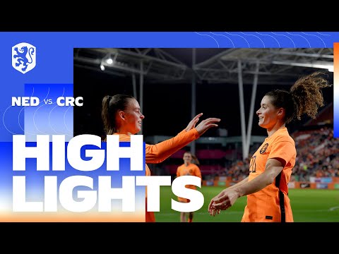 Vier keer raak! 🦁 Highlights OranjeLeeuwinnen - Costa Rica (11/11/2022)