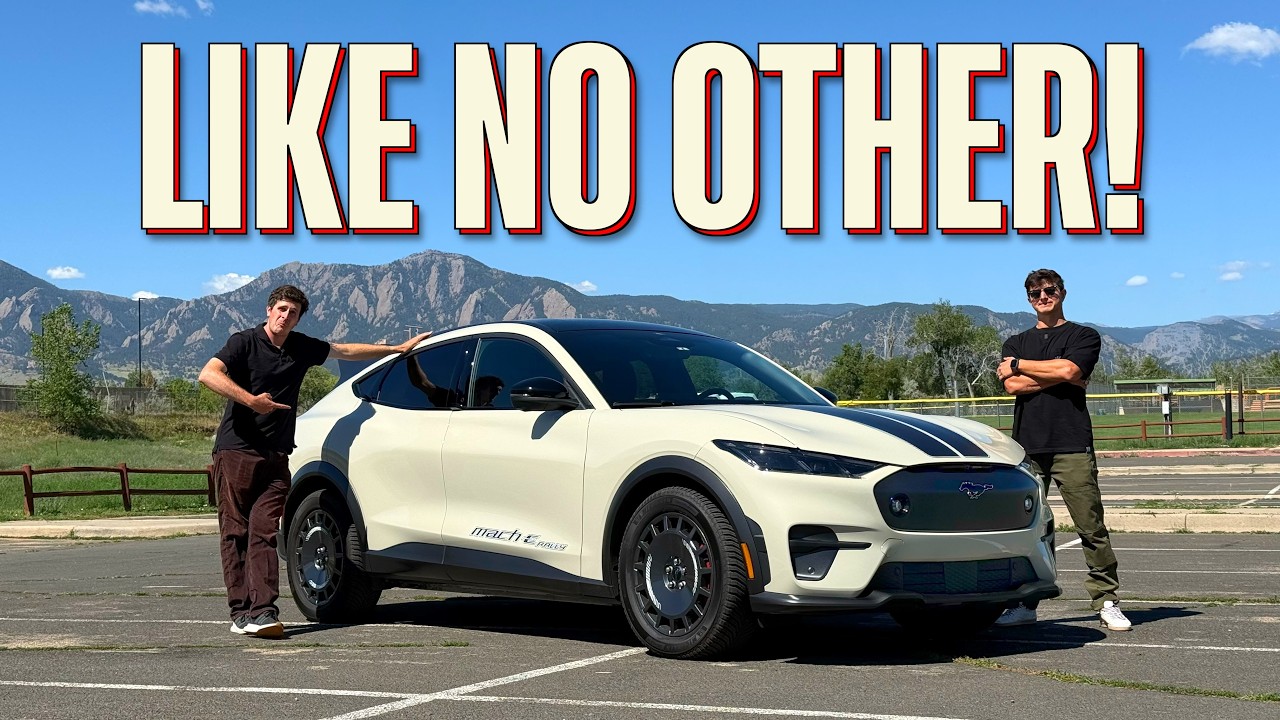 2026 Ford Mustang Mach-E Rally in Desert Sand