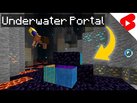 How to build an Underwater Nether Portal