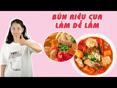 Bún Riêu Cua Làm Dễ Như Này Ư | HÀ COOKING