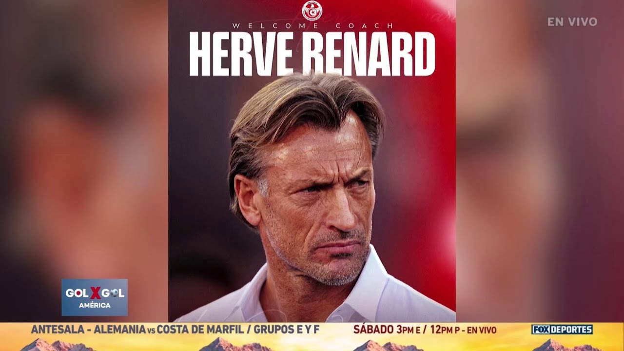 🚨 NUEVO DT PARA TÚNEZ | El francés Herve Renard dirigirá a la Selección Tunecina | GolXGol