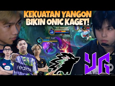 KAIRI LEOMORD ?! YANGON TERNYATA KUDA HITAM M7 ?!! ONIC VS YG MATCH 1 - M7 SWISS STAGE