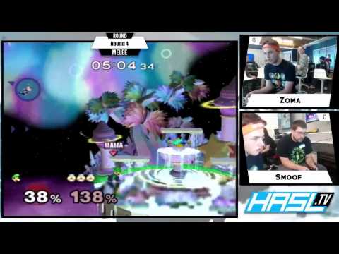HASLFest 4 – Zoma (Sheik) vs Smoof (Luigi) – Winners Bracket – SSBM
