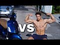 BODYBUILDER VS MOPED