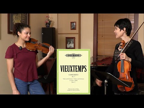 Working on Vieuxtemps Violin Concerto #5 (Part I)