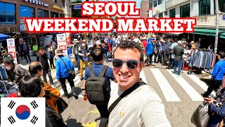 SEOUL WEEKEND MARKET IS AWESOME!  Dongmyo Flea Market 🇰🇷