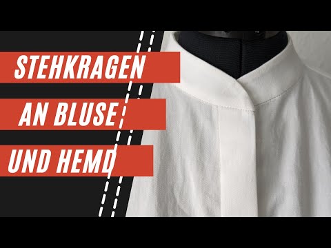 Stehkragen | Der Einsteiger-Kragen an Bluse und Hemd | Näh-Tipps vom Profi