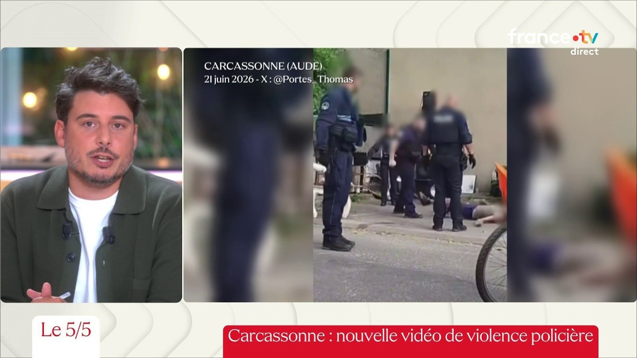 Carcassonne : nouvelle vidéo de violence policière - Le 5/5 de Lorrain Sénéchal