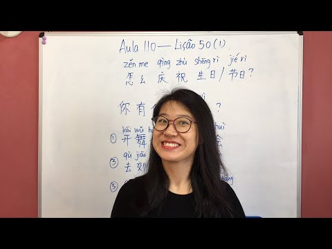 Aula 110 - Curso de chines online GRÁTIS (Lição 50 parte 1).